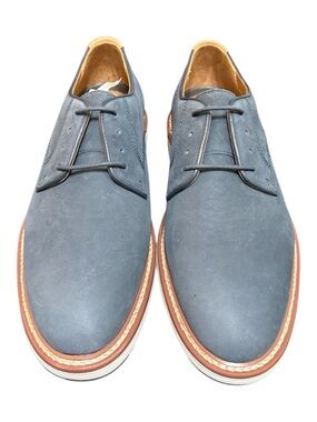 Johnston & Murphy TruFoam Nubuck Oxford Shoes Men’s 9.5M Blue NWOB